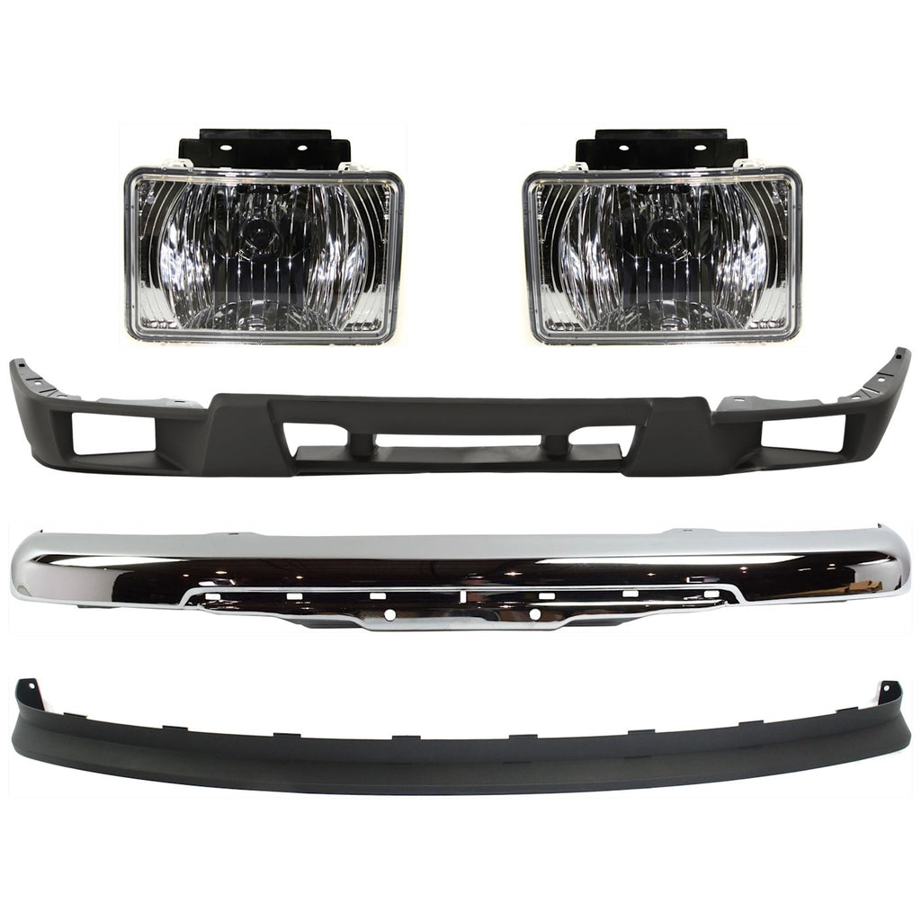 2005-2012 Chevrolet, GMC & Isuzu Bumper Face Bar - Front (12335804)