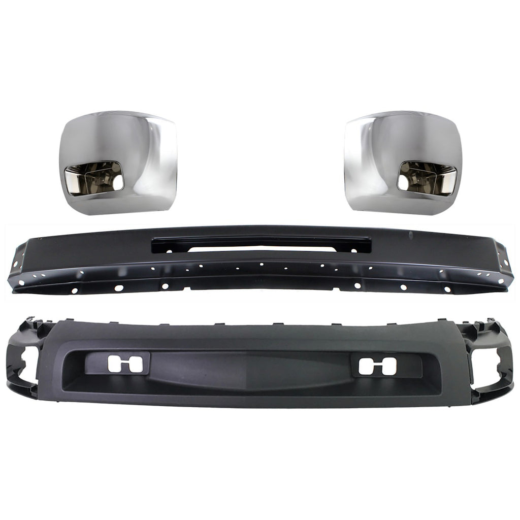 2007-2010 Chevrolet Silverado 2500 HD & Silverado 3500 HD Bumper Face Bar - Front (15941837)