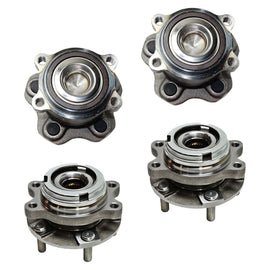 2007-2013 Nissan Altima Wheel Hubs - Front & Rear, Driver & Passenger Side, Coupe (512388)