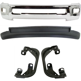 2010-2013 Chrysler Bumper Face Bars - Front, Driver & Passenger Side (68045698AB)