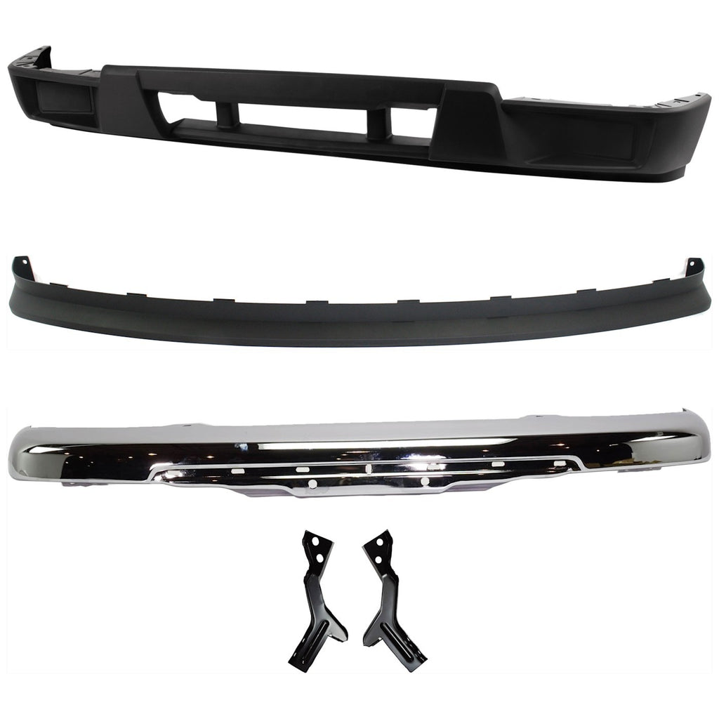 2004-2012 Chevrolet, GMC & Isuzu Bumper Face Bar - Front (19210442)