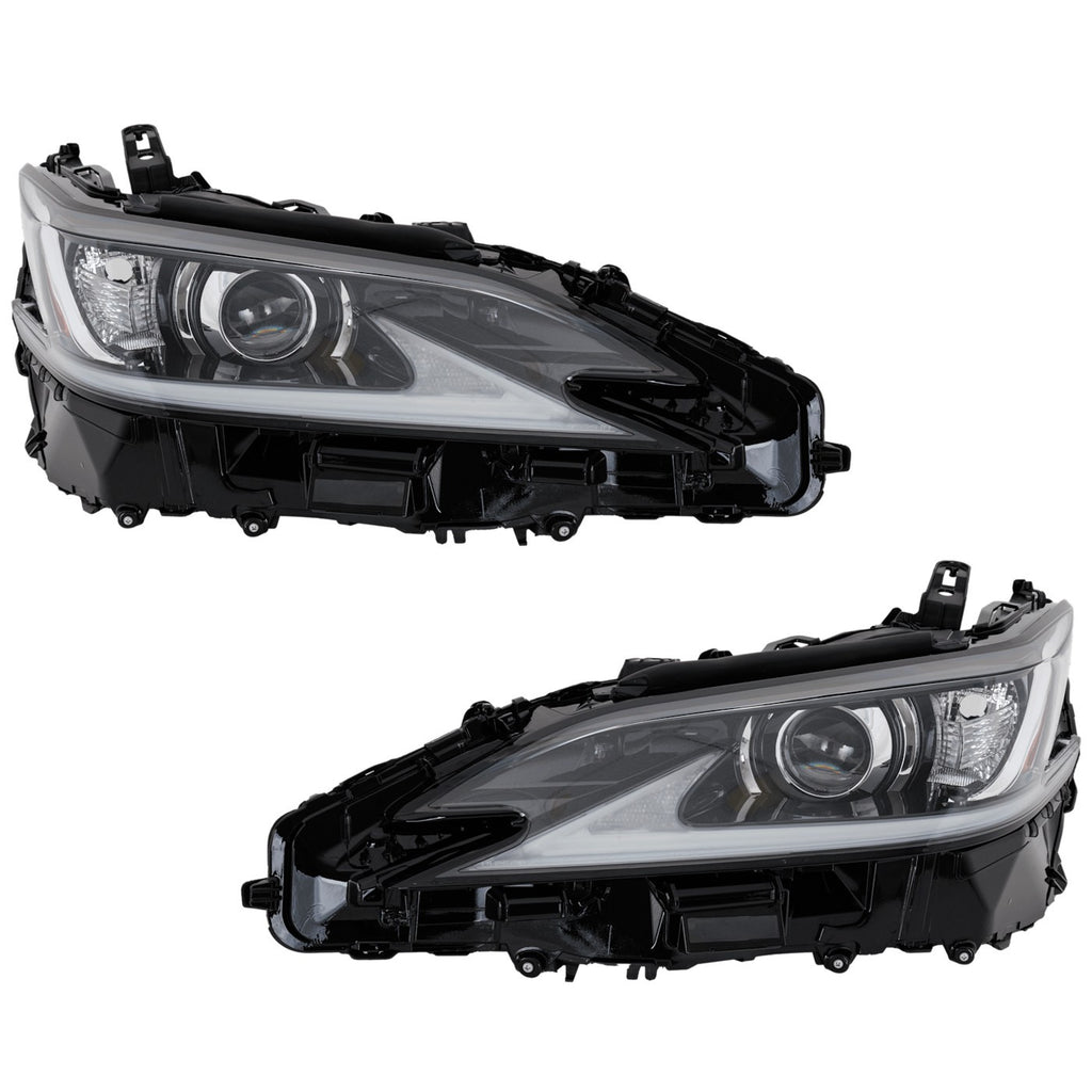 2019-2021 Lexus ES250, ES300h & ES350 Headlights - Driver & Passenger Side (8114533F31PFM)