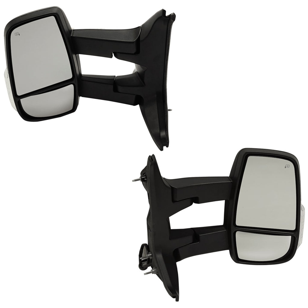 2016-2017 Ford Transit-150, Transit-250 & Transit-350 Towing Mirrors - Driver & Passenger Side, Heated