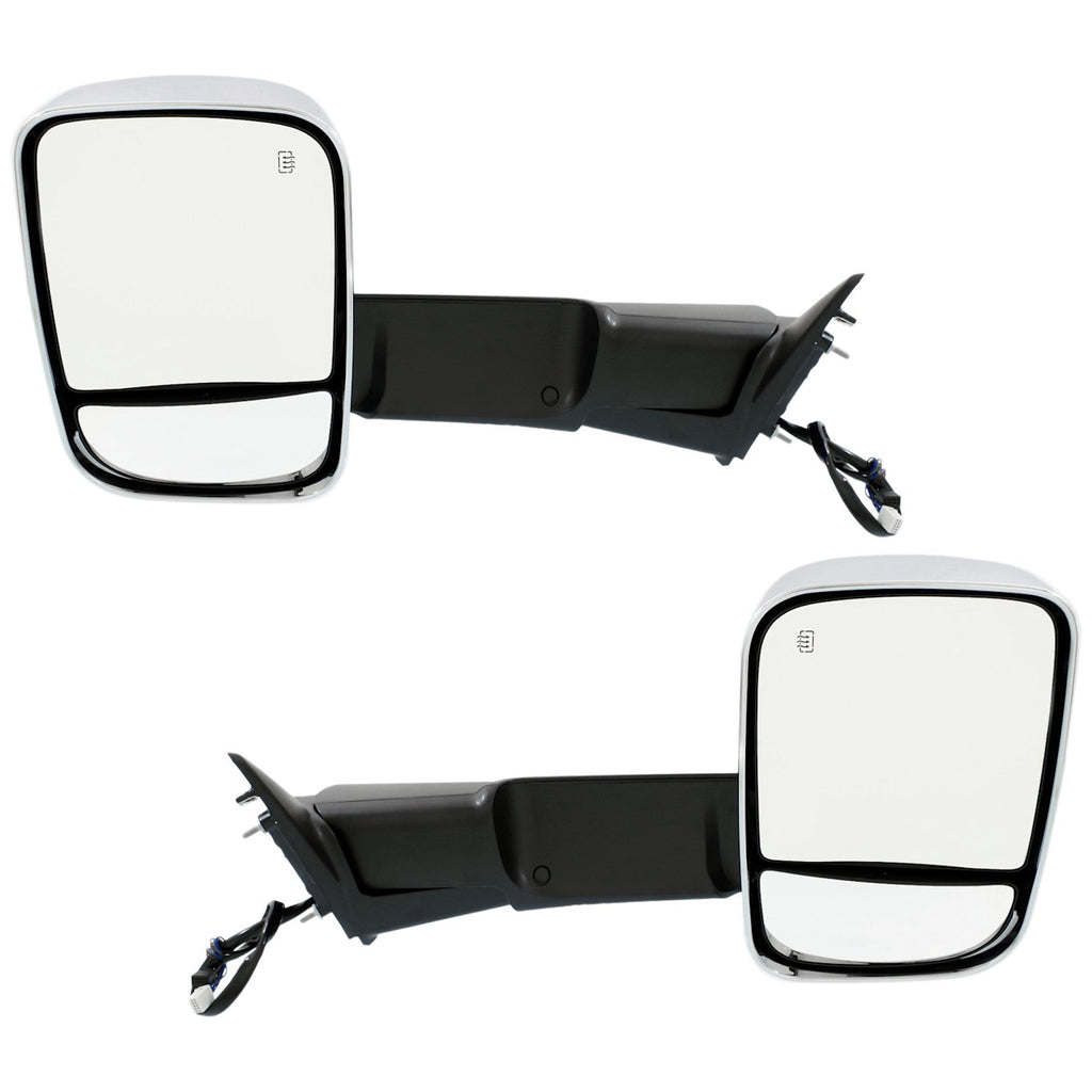 2013-2015 Ram 1500, 2500 & 3500 Towing Mirror Left & Right Heated