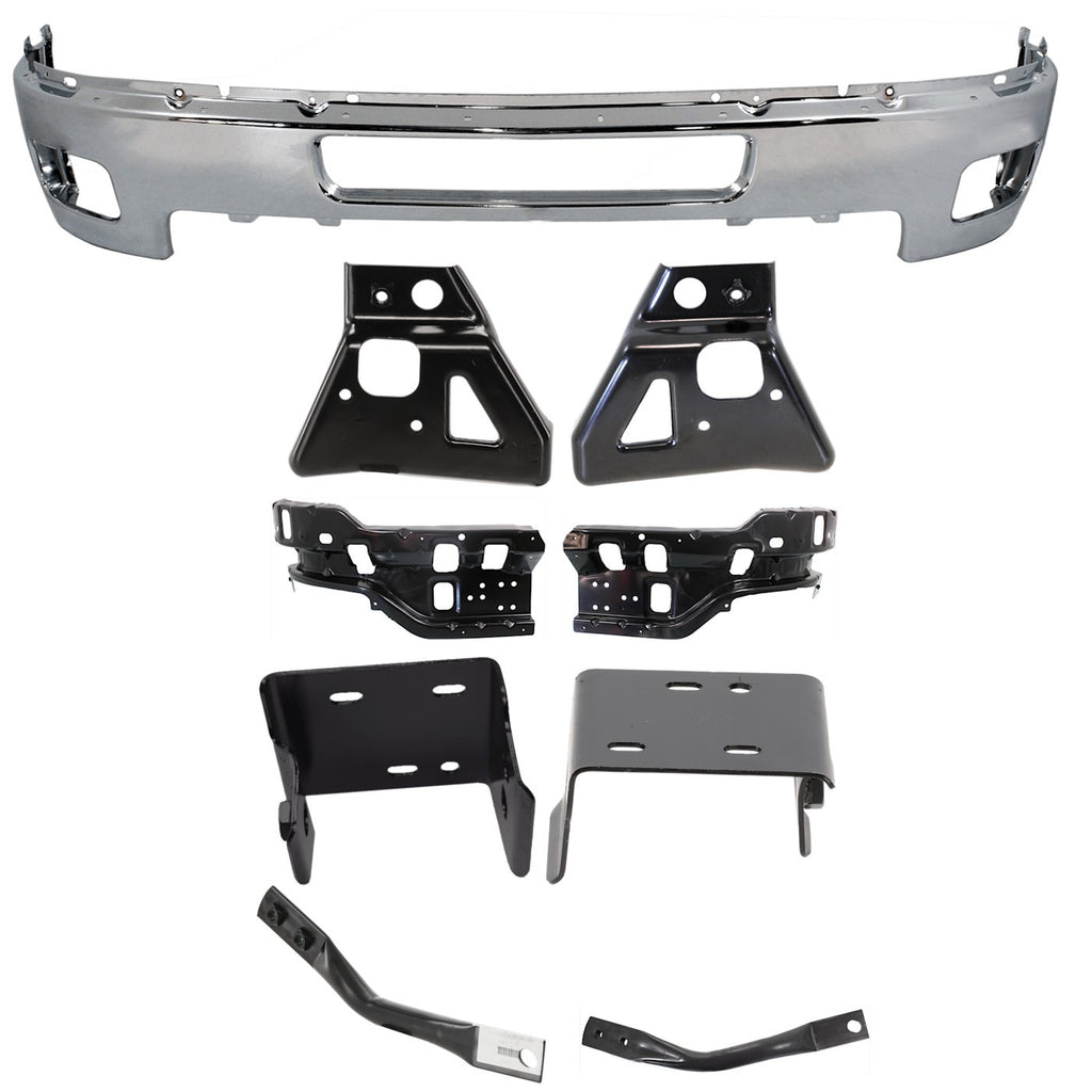 2011-2014 Chevrolet Silverado 2500 HD & Silverado 3500 HD Bumper Face Bar - Front (25883349)