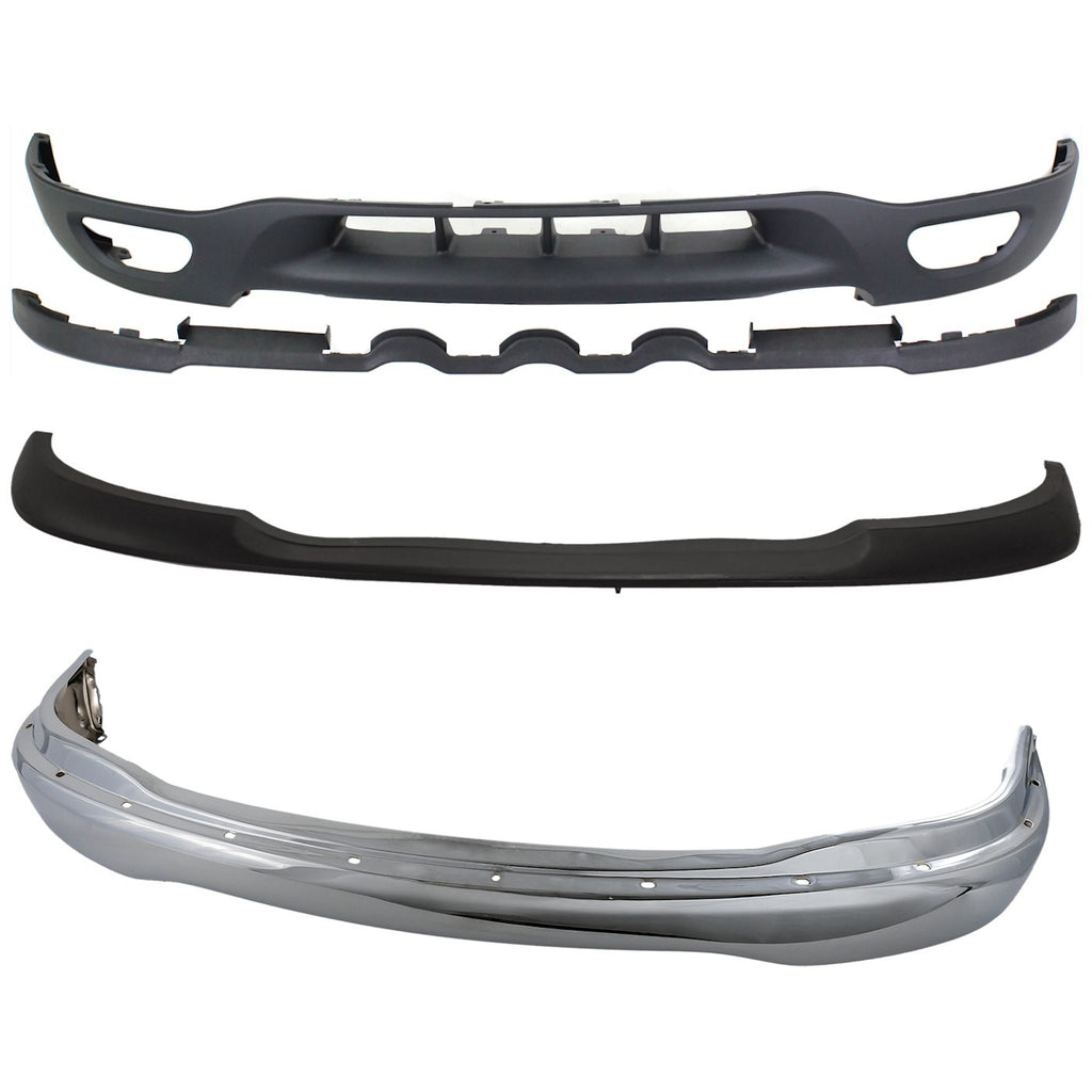 1999-2003 Ford Expedition & F-150 Bumper Face Bar - Front (XL3Z17757AA)