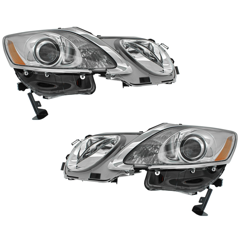 2007-2011 Lexus GS350, GS430 & GS460 Headlights - HID, Driver & Passenger Side (8107030B82)
