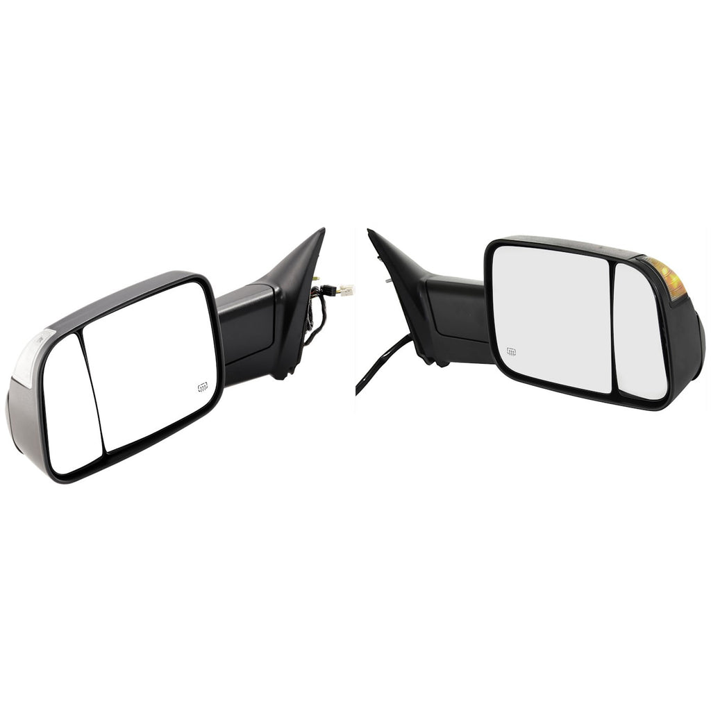 2013-2015 Ram 1500, 2500 & 3500 Towing Mirror Left & Right Heated