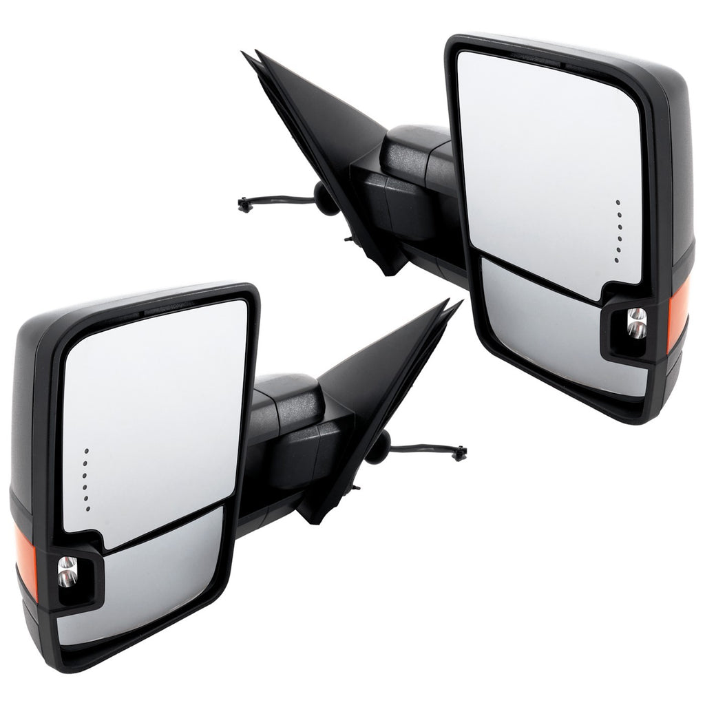 2017-2019 Chevrolet Silverado Towing Mirrors - Driver & Passenger Side, Heated