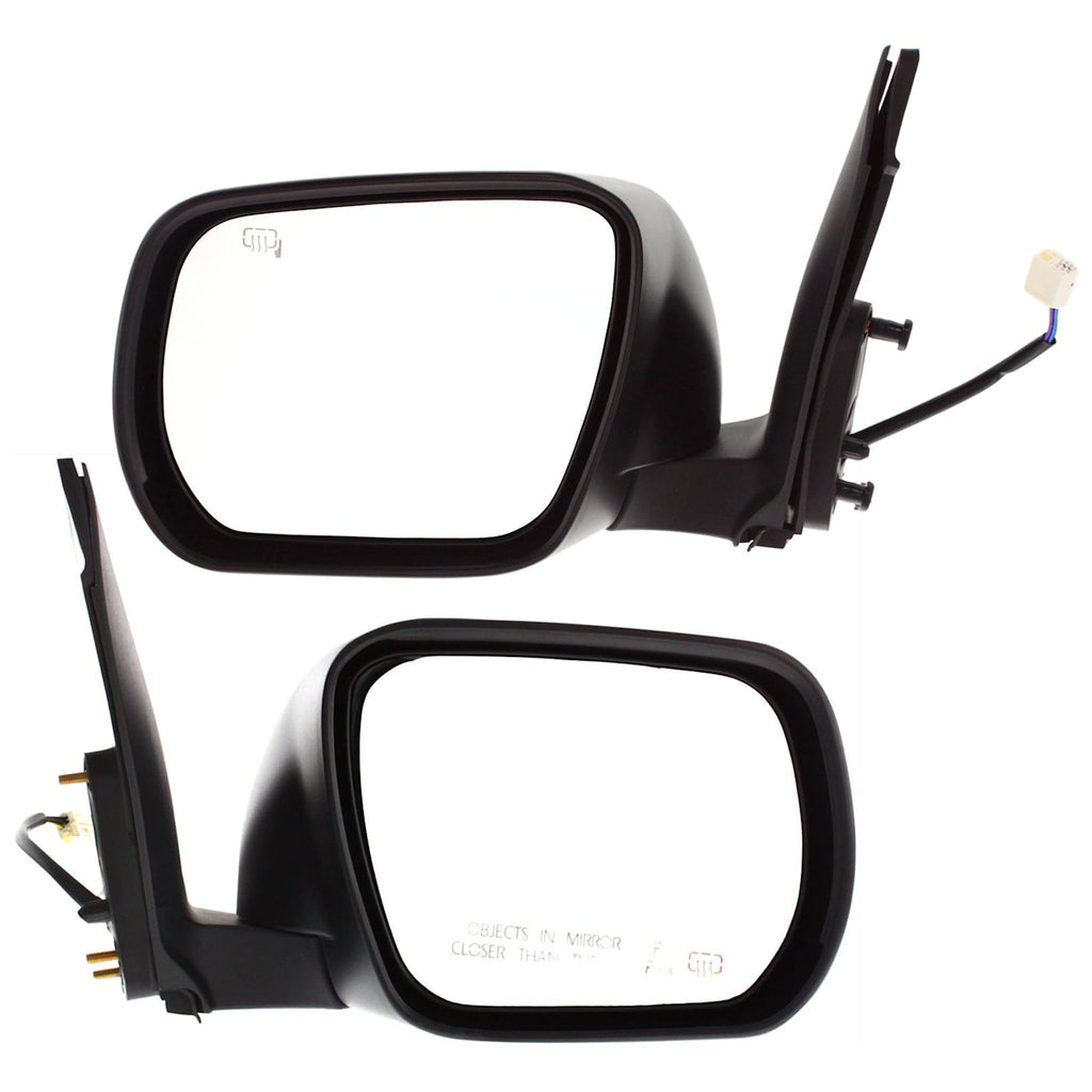 2006-2013 Suzuki Grand Vitara Pair Set of 2 Mirrors Driver & Passenger Side Heated Left Right