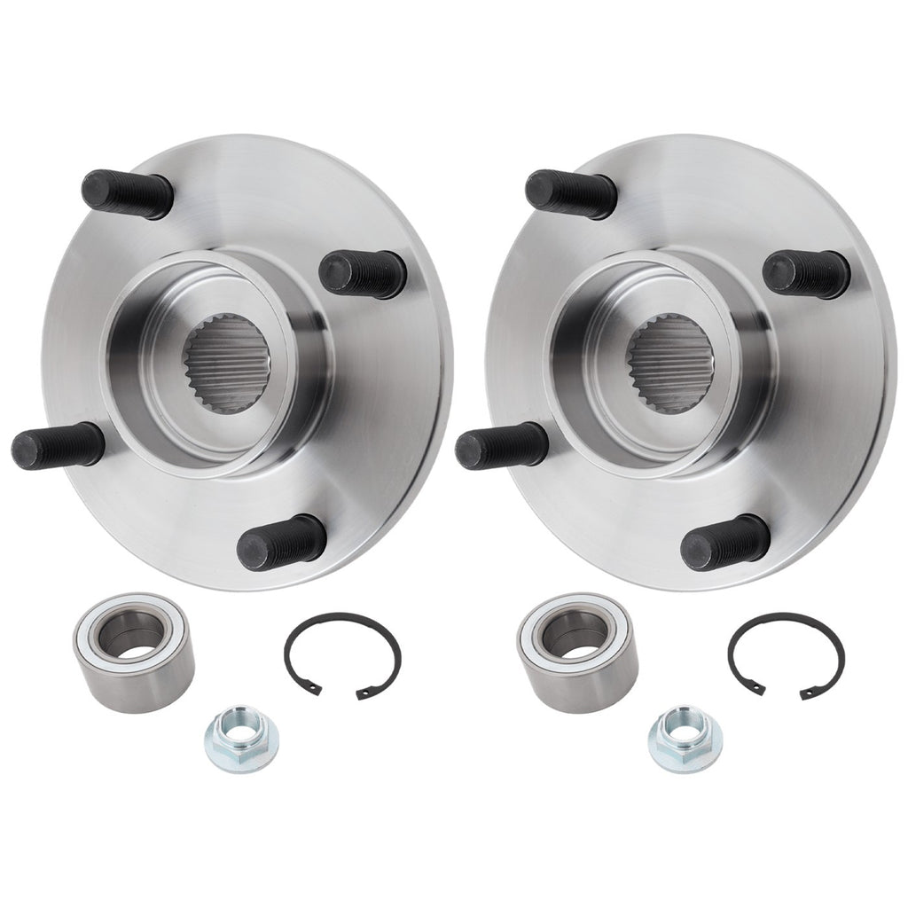 2000-2011 Ford Focus Wheel Hubs - Front, Driver & Passenger Side (6S4Z1215B)