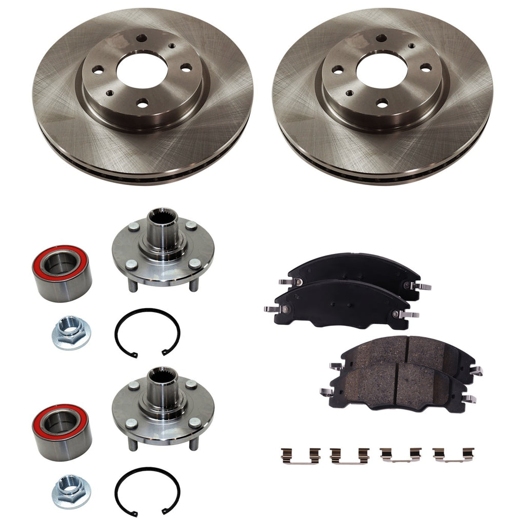 2008-2011 Ford Focus Wheel Hubs - Front, Driver & Passenger Side (9S4Z1125A)