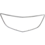 Grille Shell For 2013-2015 Acura RDX Grille Outline Trim Chrome Plastic