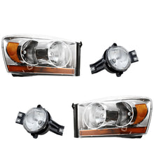Load image into Gallery viewer, 2006-2009 Dodge Ram 1500, Ram 2500 &amp; Ram 3500 Headlights - Driver &amp; Passenger Side (55077794ADPFM)