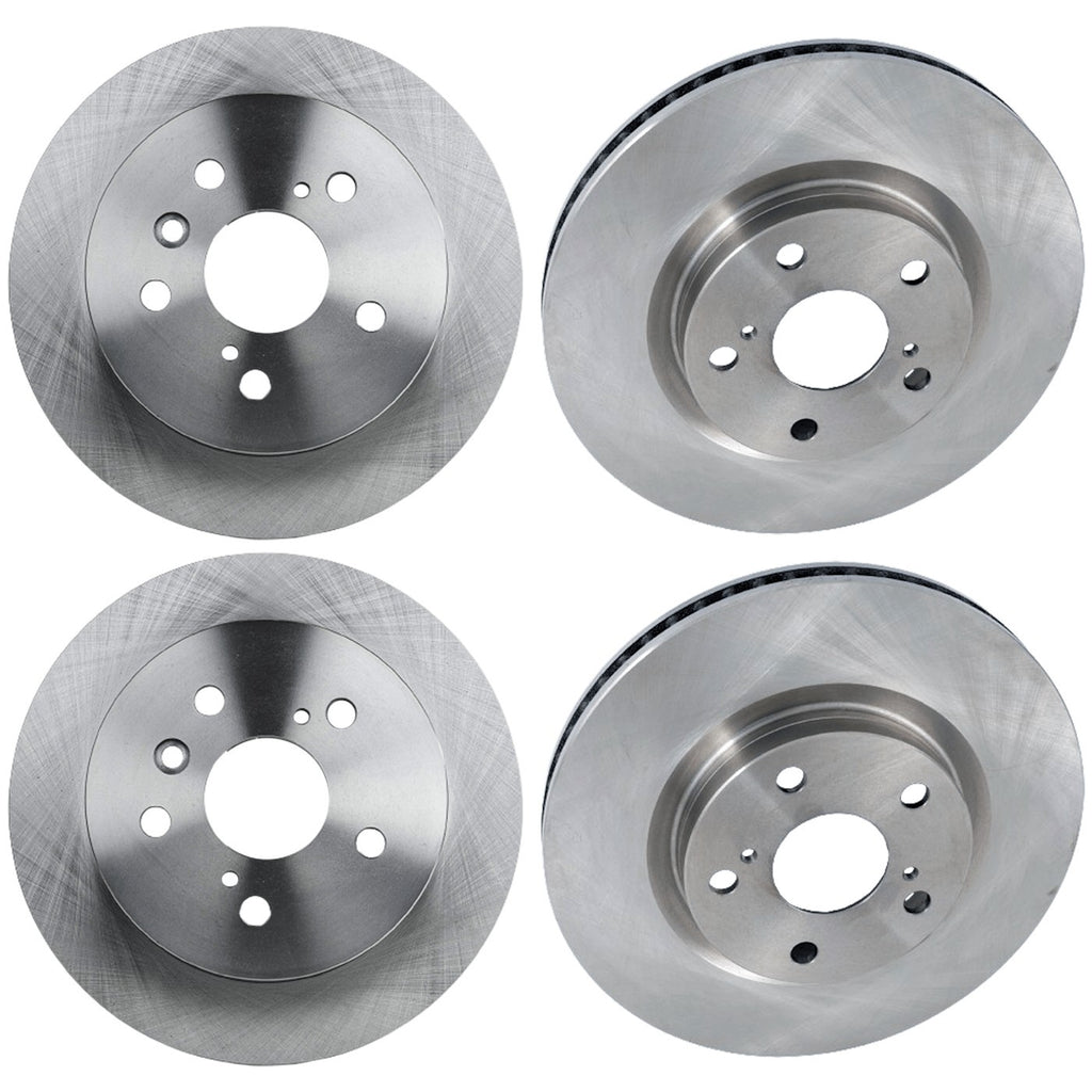 2012-2018 Toyota Brake Rotors - Front & Rear (4351242050)