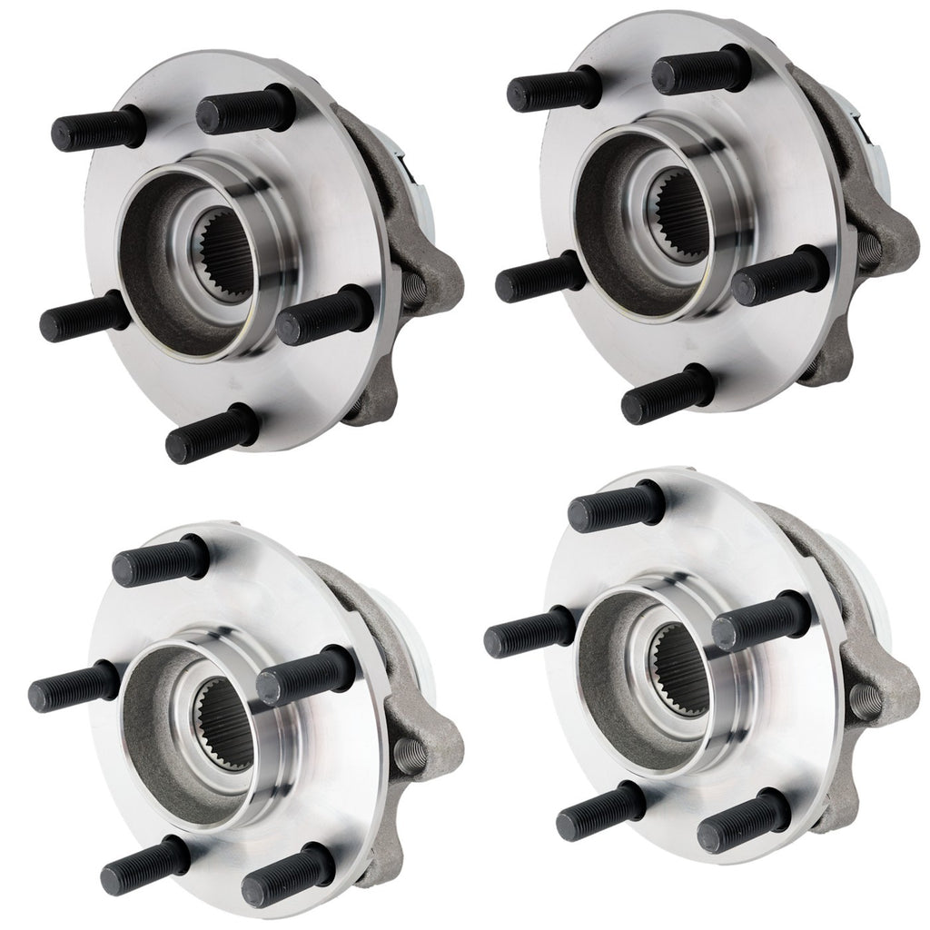 2007-2013 Nissan Altima Wheel Hubs - Front & Rear, Driver & Passenger Side, Coupe (512388)