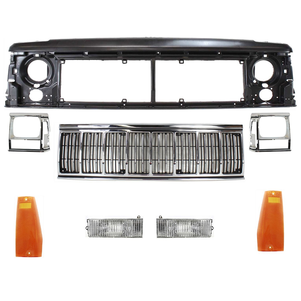 1991-1996 Jeep Cherokee Headlight (55034046AB)