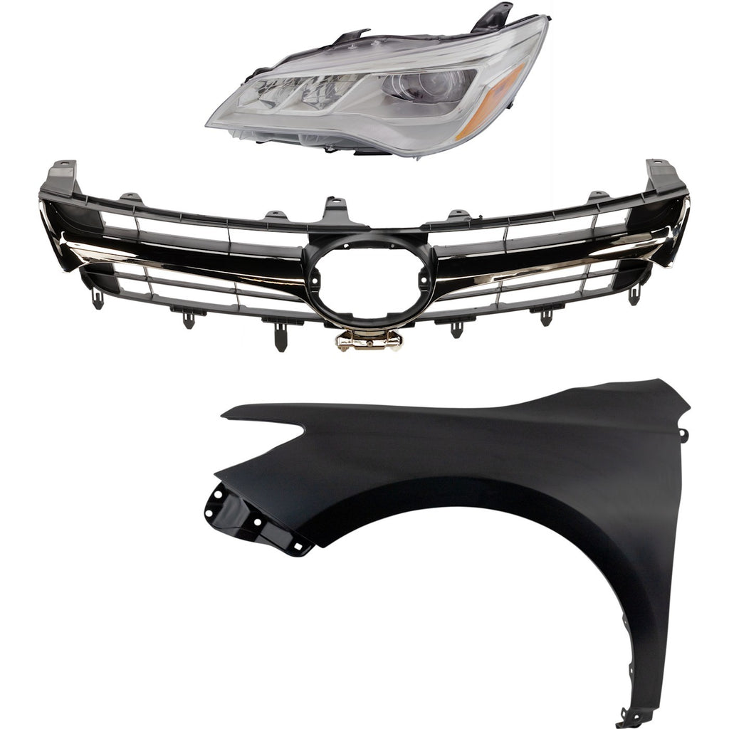 2015-2017 Toyota Camry Headlight - Left (8115006870)
