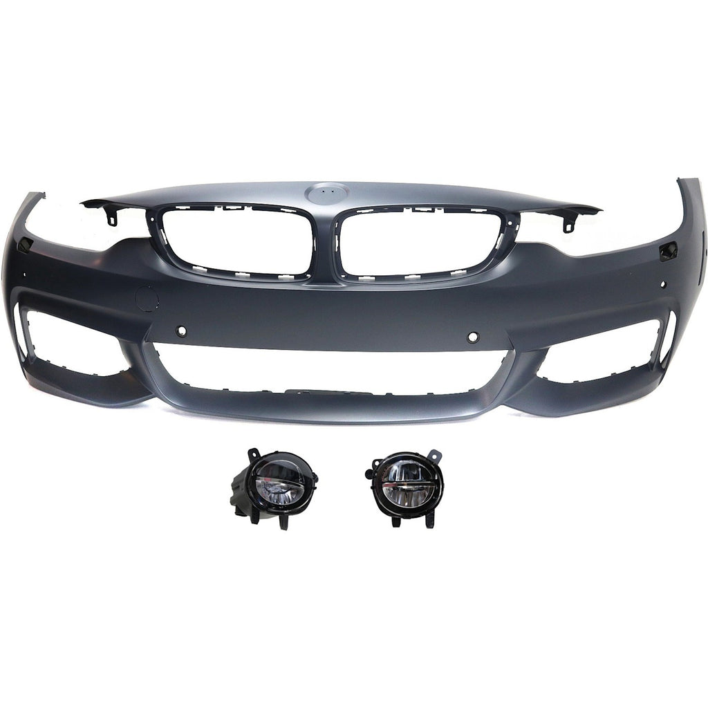 2014-2020 BMW 4 Series Bumper Cover - Front, CAPA Certified (51118060887)