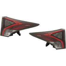 Load image into Gallery viewer, 2017-2018 Toyota Prius Tail Light Set Left and Right Outer Clear/Red Halogen