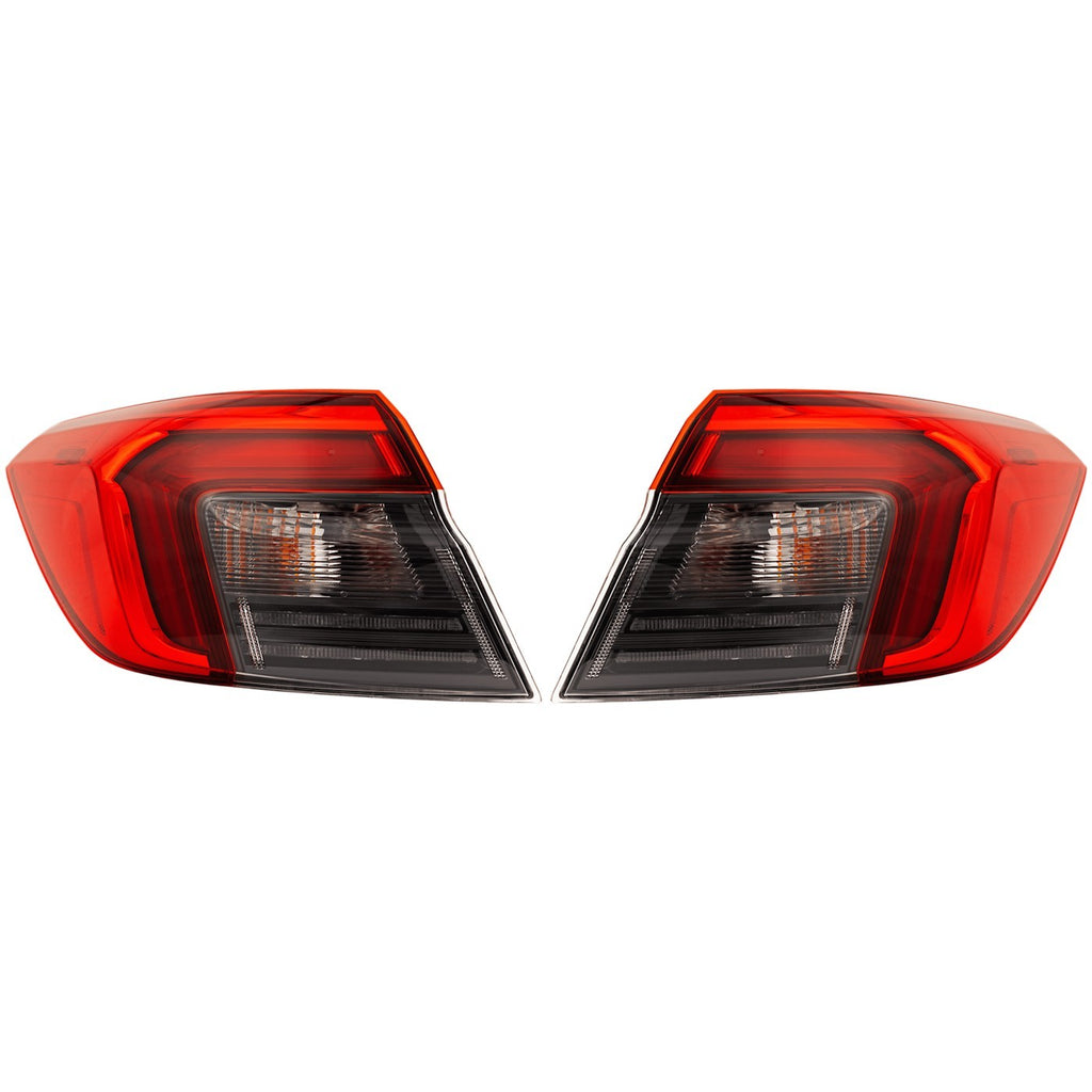 2022-2024 Honda Civic Tail Lights - Driver & Passenger Side (33500T20A01)