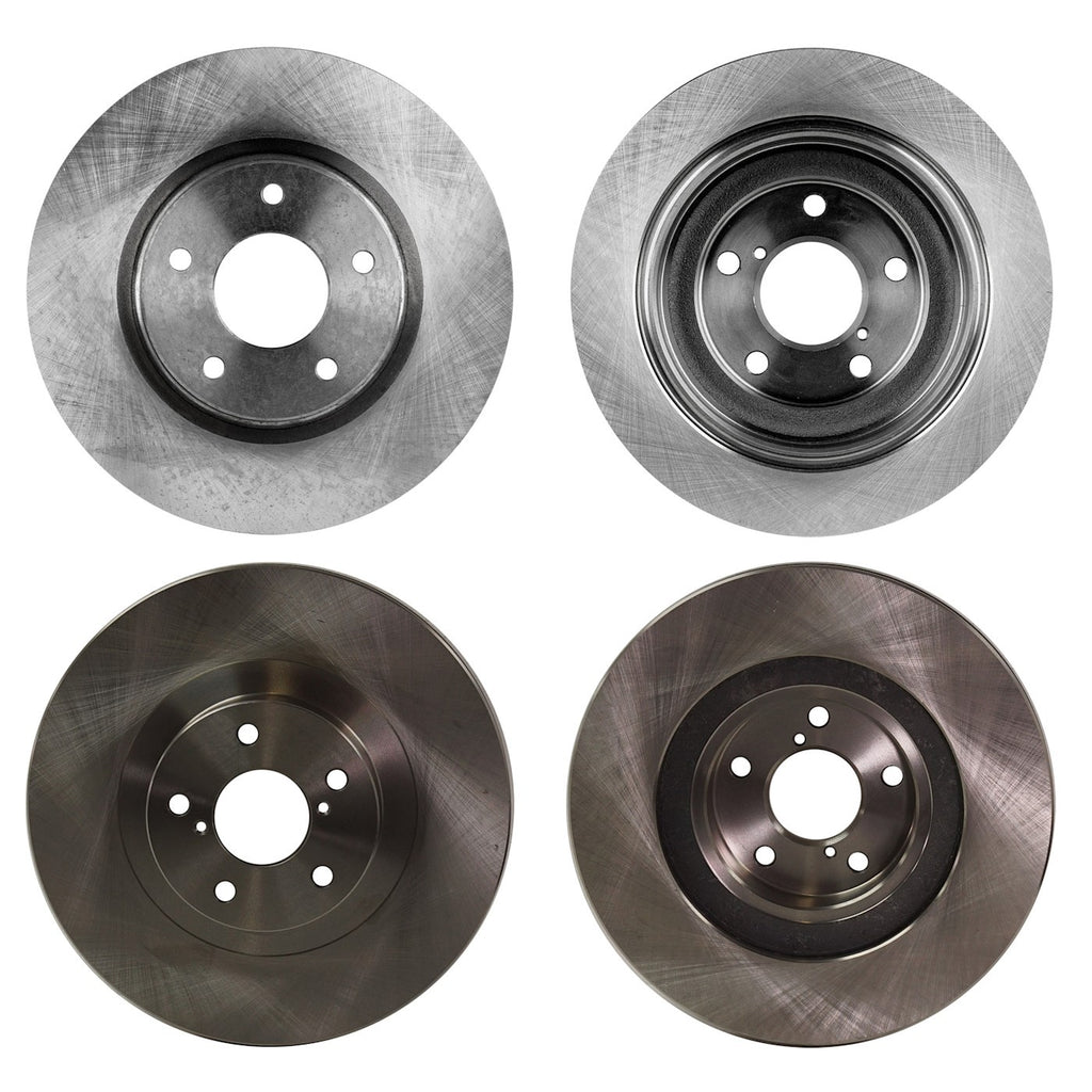 2002-2008 Saab 9-2X, Subaru Forester & Subaru Impreza Brake Rotors - Front & Rear (26300AE060)