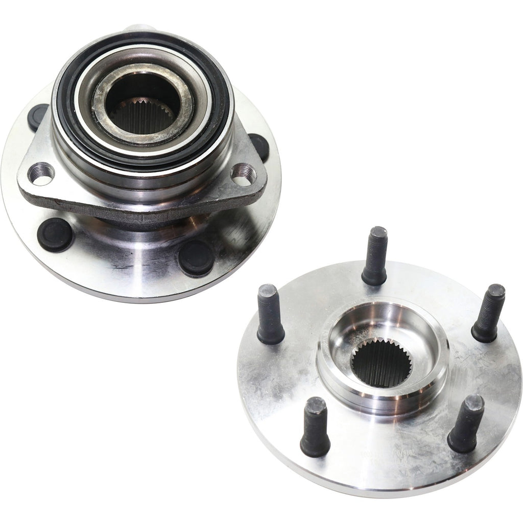 1994-1999 Dodge Ram 1500 Wheel Hubs - Front, Driver & Passenger Side, 4WD 4X4 (52008220)