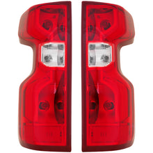 Load image into Gallery viewer, 2019-2024 Chevrolet Silverado 1500 &amp; Silverado 1500 LTD Tail Lights - Halogen, Left &amp; Right, w/ Bulbs (84752979PFM)