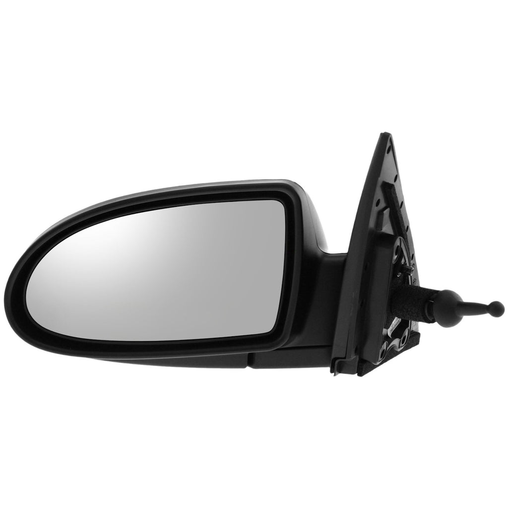 Kool Vue 2006-2009 Hyundai Accent Manual Mirror - Driver Side, Textured Black (876101E010)