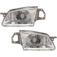 Load image into Gallery viewer, 1999-2000 Mazda Protege Headlights - Left &amp; Right, w/ Bulbs (BJ0E51040AP1)