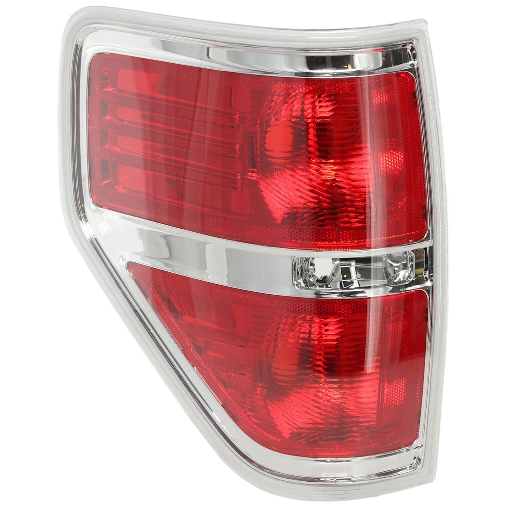 2009-2014 Ford F-150 Tail Light - Driver Side, Chrome (BL3Z13405B)