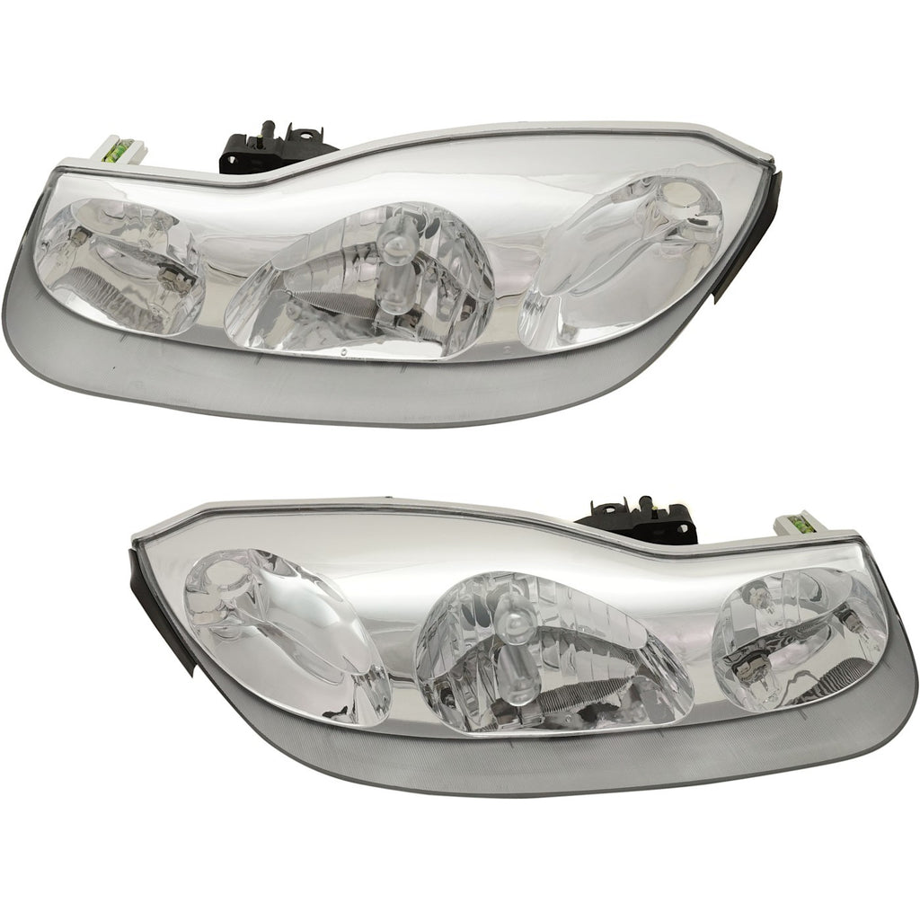 2001-2002 Saturn SC1 & SC2 Headlights - Left & Right, w/ Bulbs (21124747PFM)