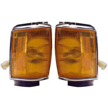 Load image into Gallery viewer, 1984-1986 Toyota 4Runner &amp; Pickup Side Marker Lights - Left &amp; Right, Chrome, w/ Bulbs (8161089145)