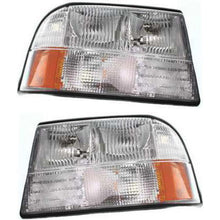 Load image into Gallery viewer, 1998-2005 GMC Jimmy, GMC Sonoma &amp; Oldsmobile Bravada Headlights - Halogen, Driver &amp; Passenger Side, w/ Bulbs (16526227)