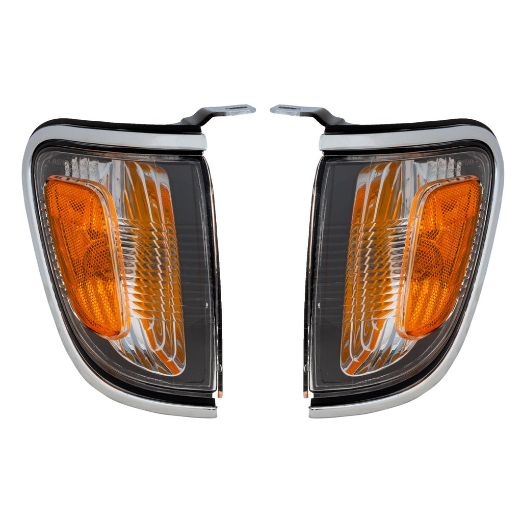 2001-2004 Toyota Tacoma Side Marker Light - Left or Right, Chrome, w/ Bulbs (8161004080)