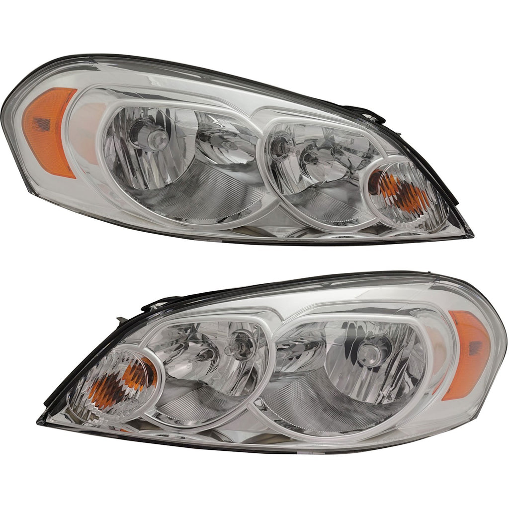 2006-2016 Chevrolet Impala, Impala Limited & Monte Carlo Headlights - Halogen, Left & Right (25958360)