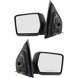 Power Mirror Set of 2 For 2004-2014 Ford F-150 Left and Right Manual Fold Heated