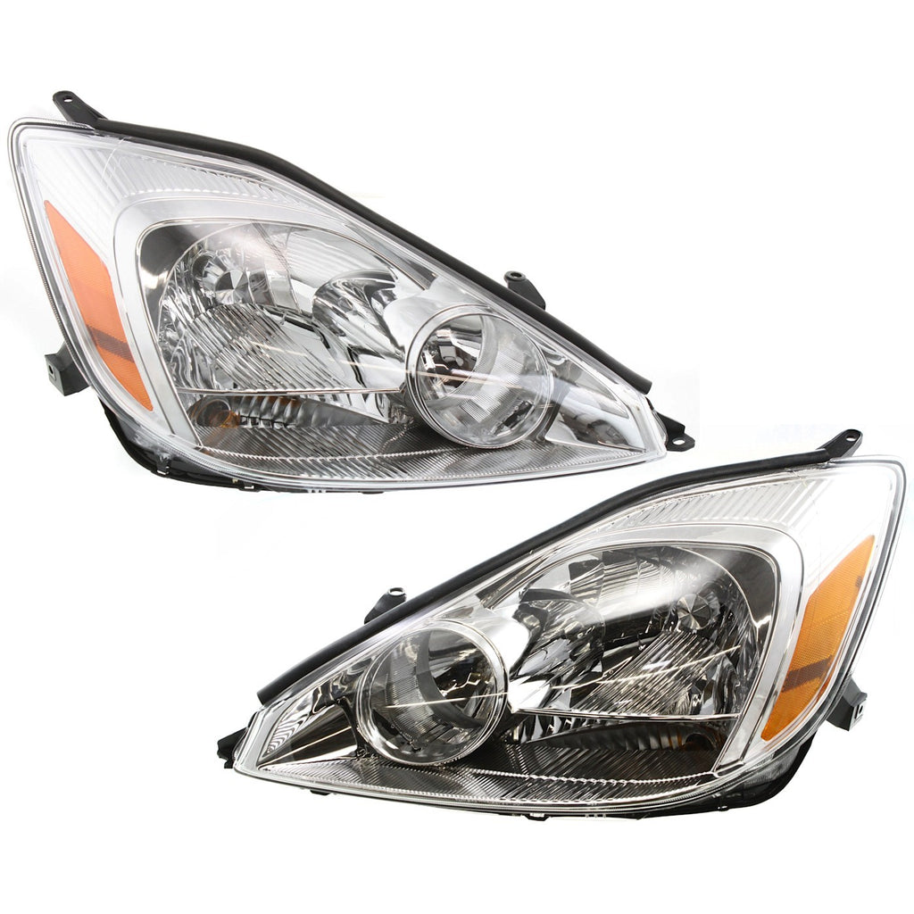 2004-2005 Toyota Sienna Headlights - Left & Right (81150AE010)