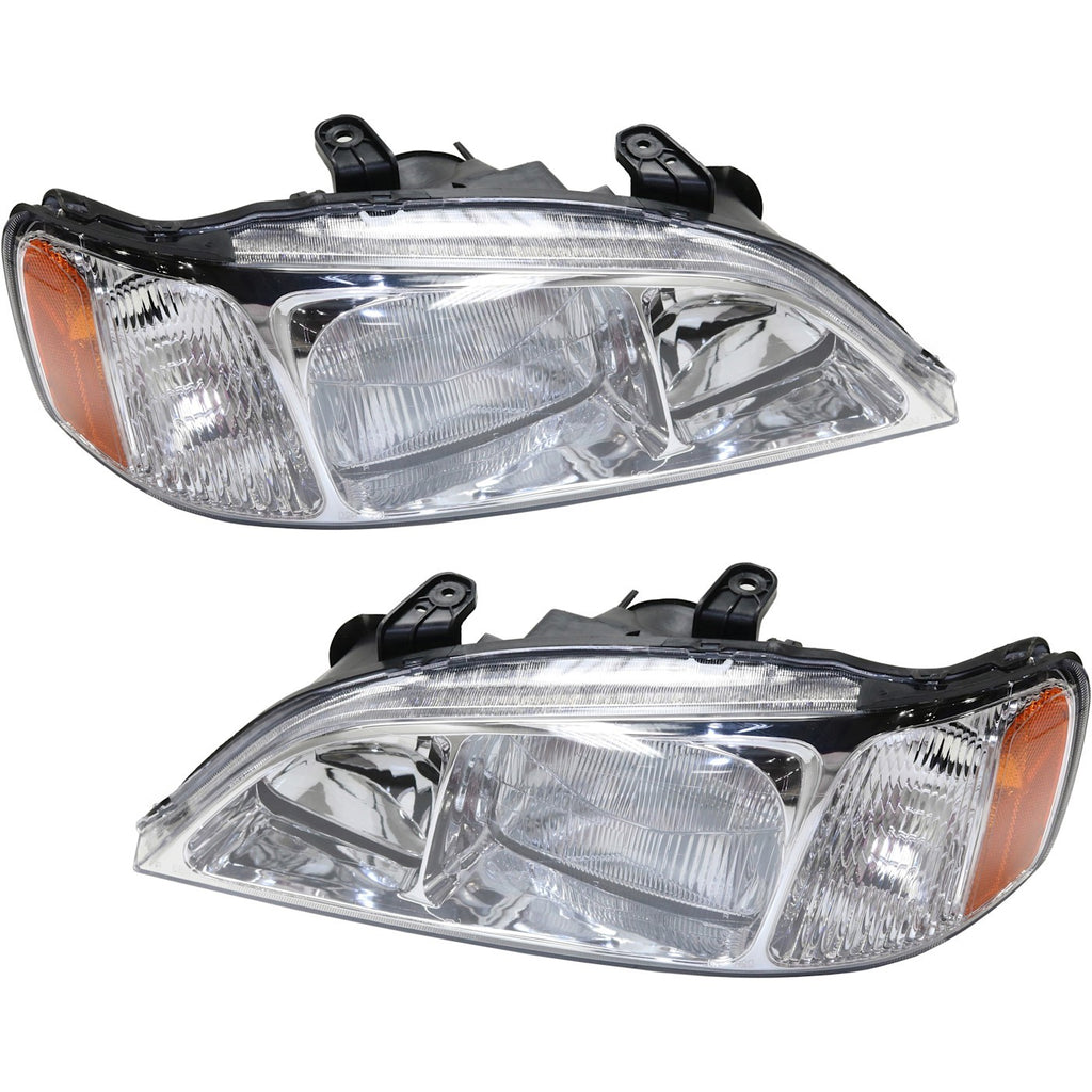 1999-2001 Acura TL Headlights - Xenon, Driver & Passenger Side (33151S0KA01)