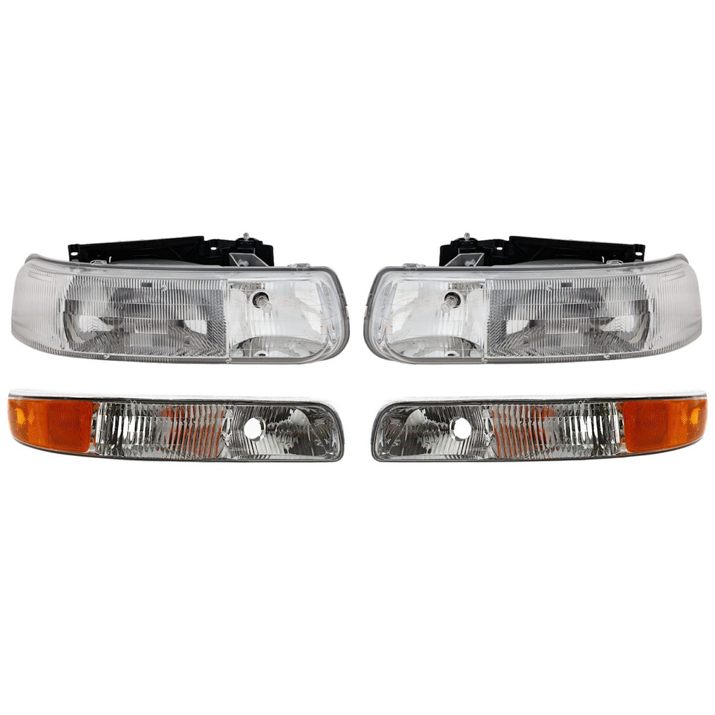 1999-2006 Chevrolet Headlights - Left & Right, 4-Piece (16526133)