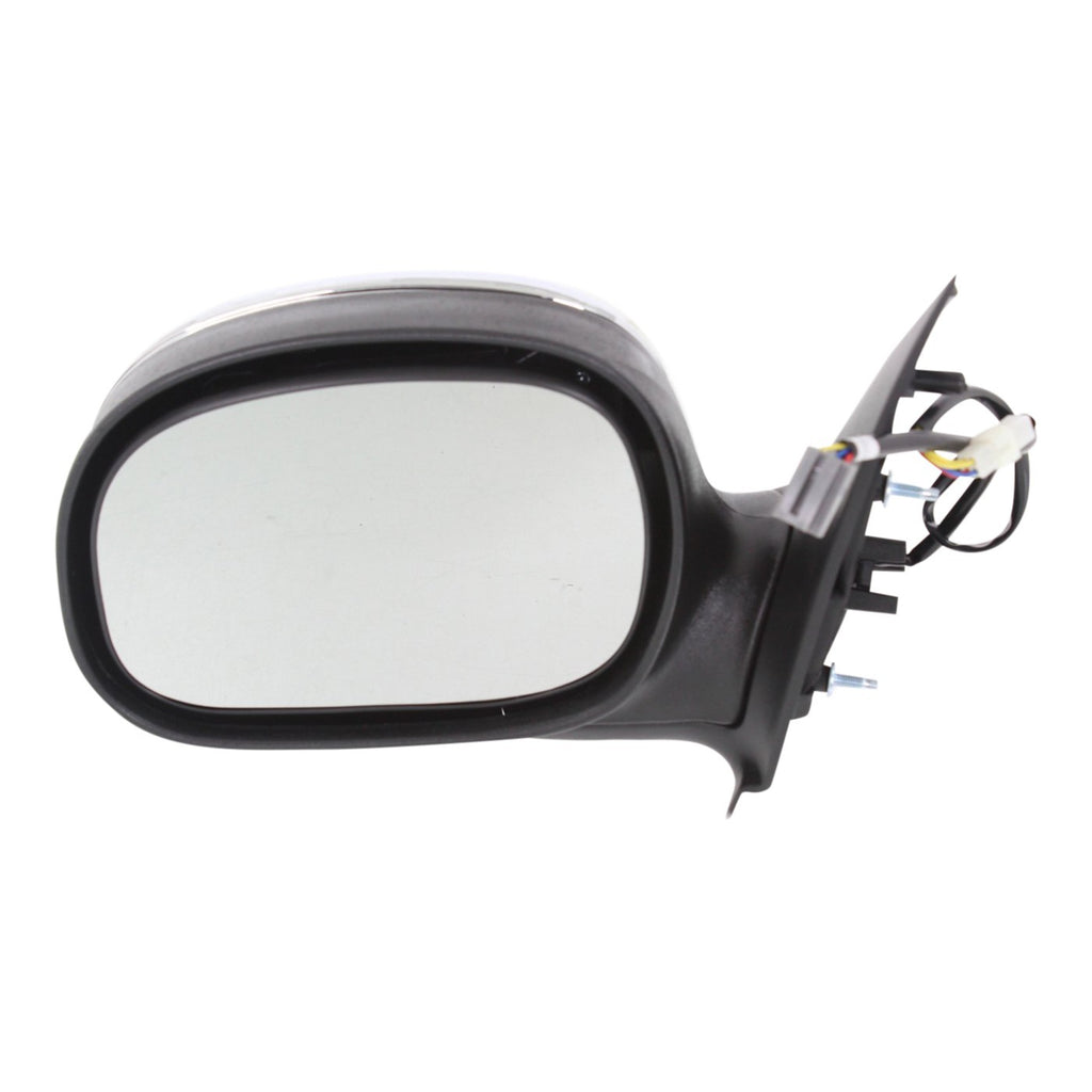 Kool Vue 1997-2002 Ford F-150 & F-250 Power Mirror - Left, Chrome (F85Z17683FAB)
