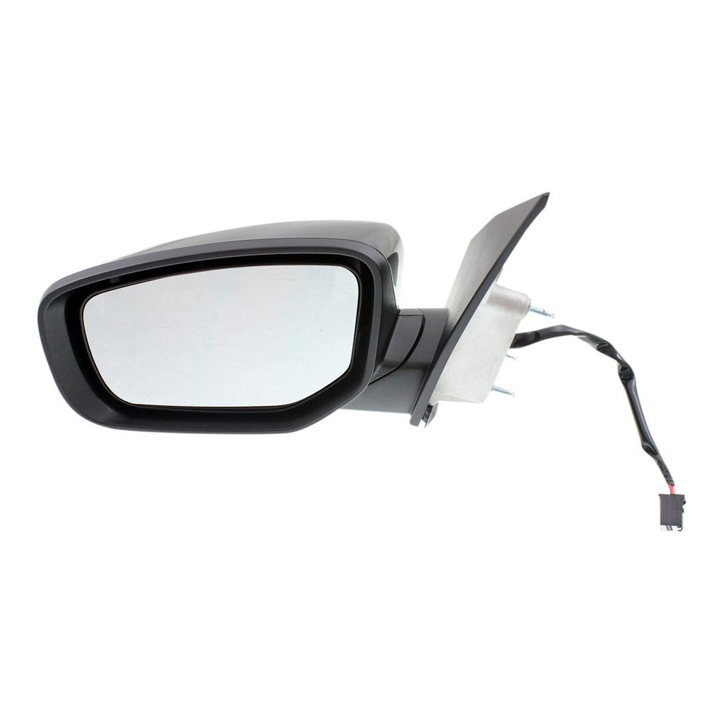 Kool Vue 2013-2015 Dodge Dart Power Mirror - Driver Side, Paintable, Manual Folding (1TA111X8AH)