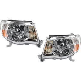 2005-2011 Toyota Tacoma Headlights - Left & Right, w/ Bulbs, CAPA Certified (8111004163)