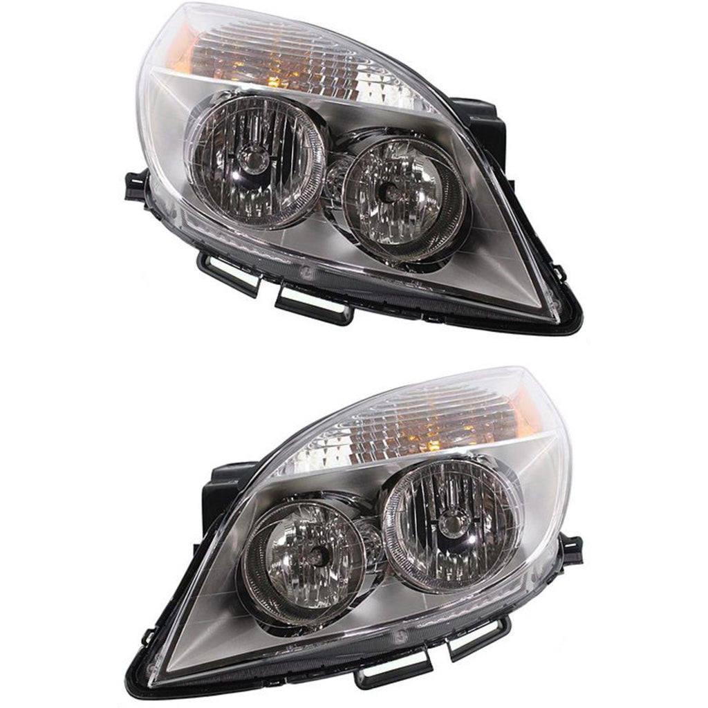 2007-2009 Saturn Aura Headlights - Halogen, Left & Right (25854634)