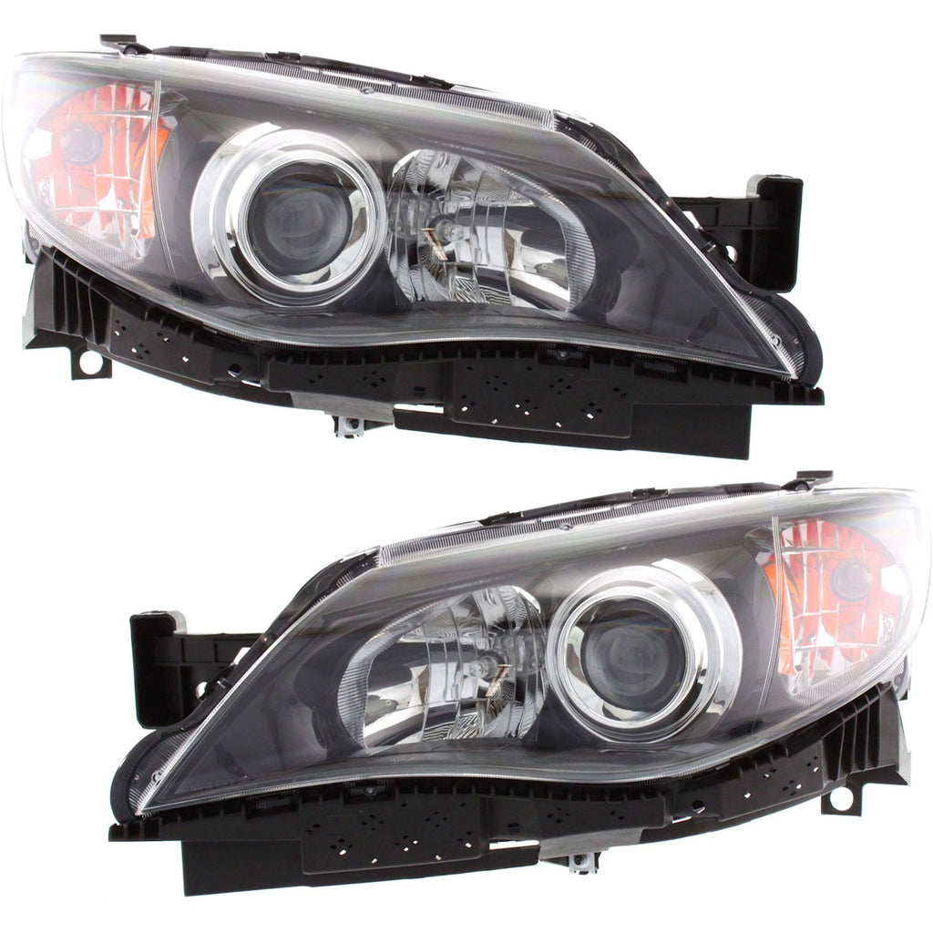 2008-2011 Subaru Impreza Headlights Left & Right with Bulbs