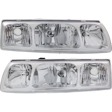 Load image into Gallery viewer, 2005 Saturn Vue Headlights - Left &amp; Right, Chrome, w/ Bulbs (22730381)