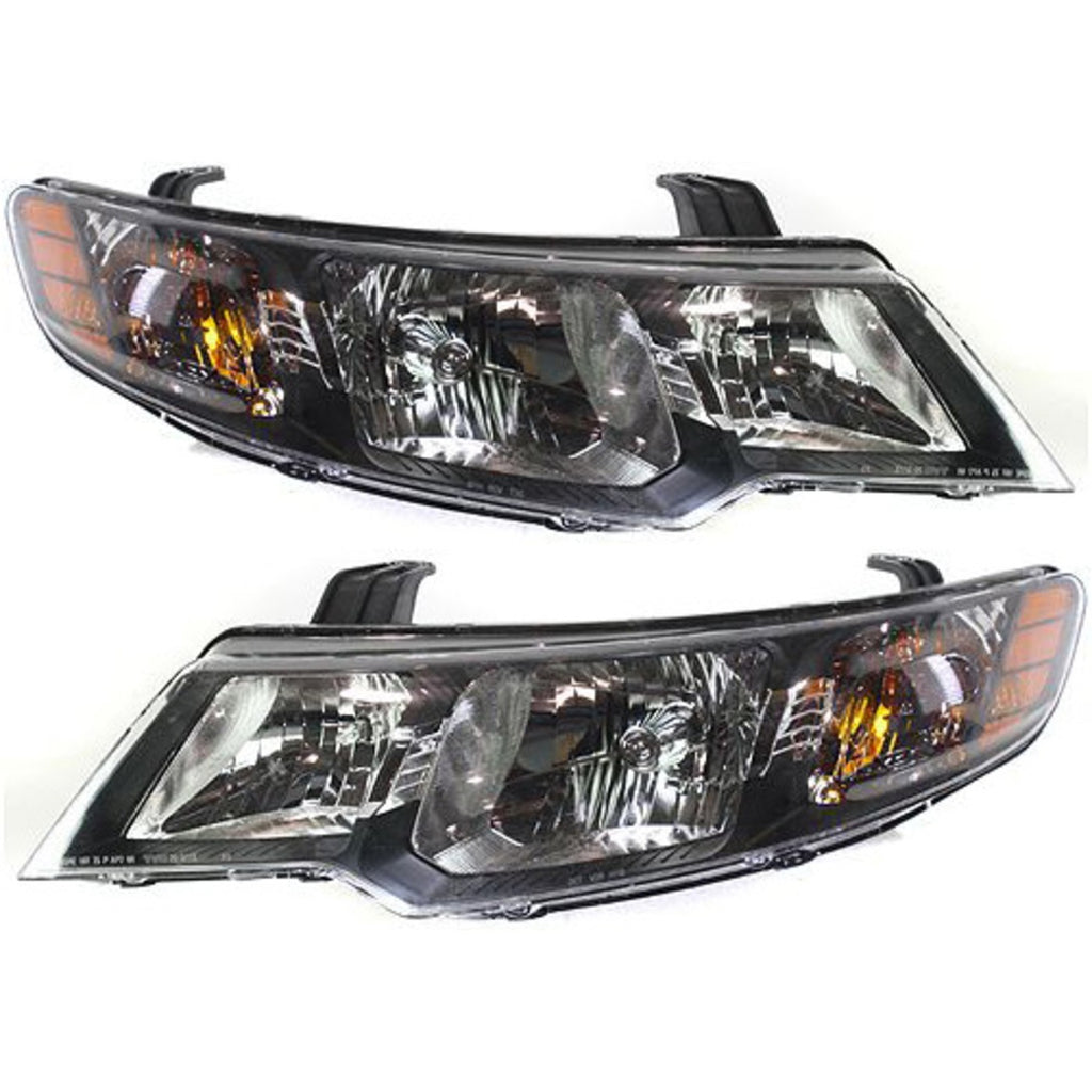2010-2013 Kia Forte Headlights - Left & Right, w/ Bulbs (921011M030)