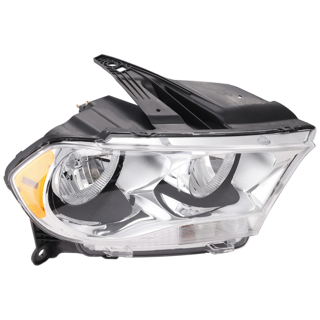 2011-2013 Dodge Durango Headlight - Halogen, Right, Chrome (55079366AC)