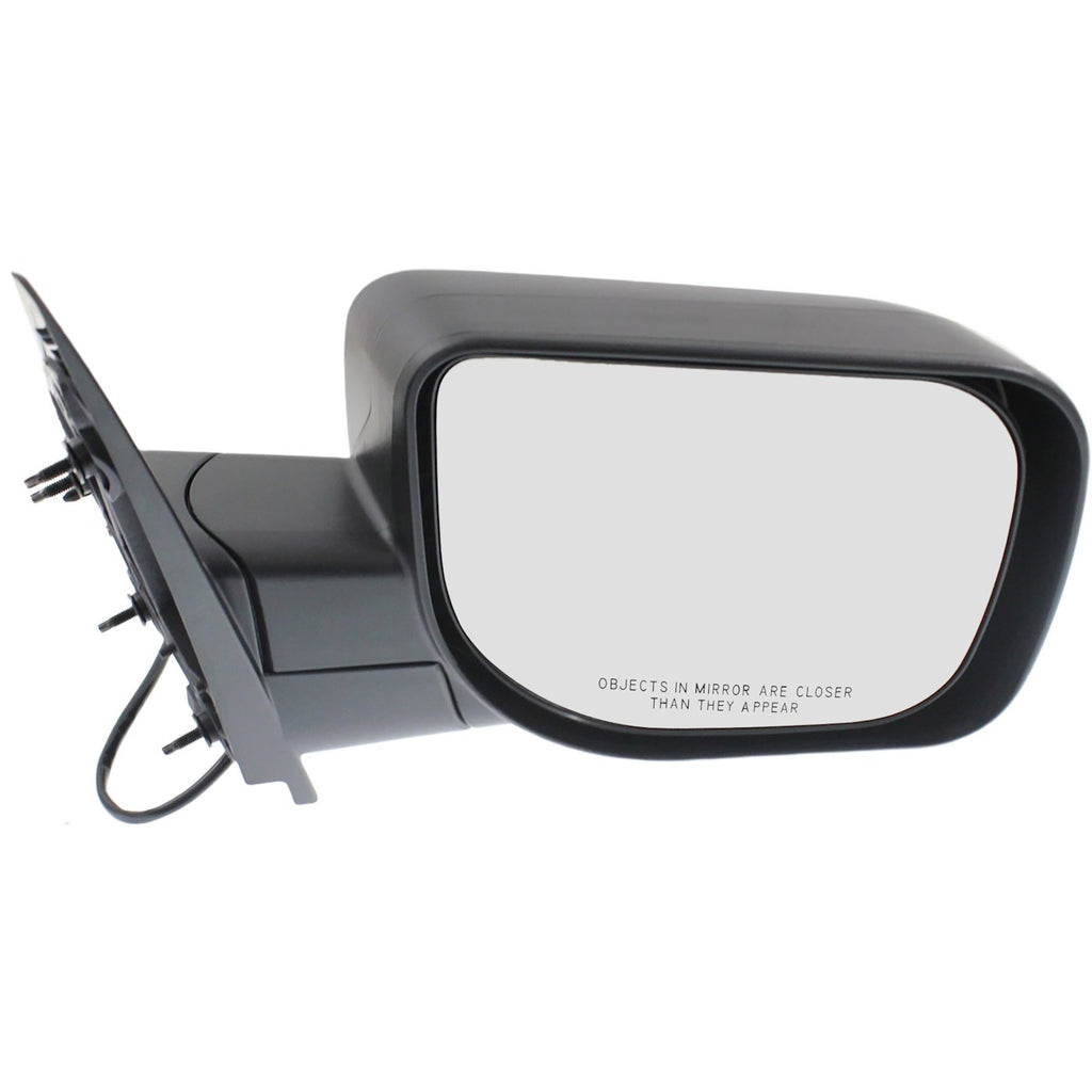 Kool Vue 2004-2015 Nissan Power Mirror - Passenger Side, Black, Manual Folding (96301ZR10A)