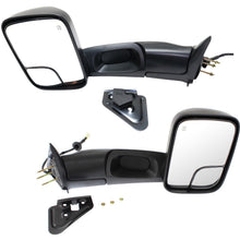 Load image into Gallery viewer, Kool Vue 1998-2002 Dodge Ram 1500, Ram 2500 &amp; Ram 3500 Towing Mirrors - Left &amp; Right, Heated (55076488AEPFM)